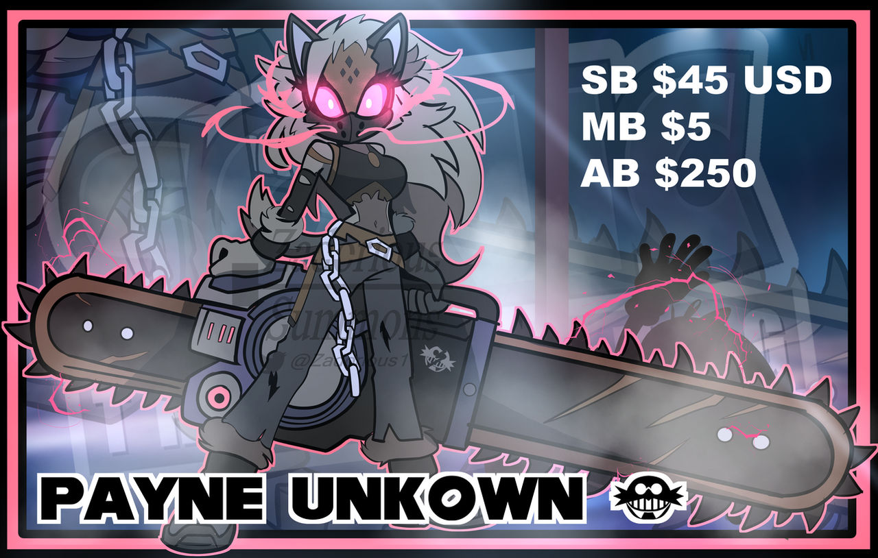 Mobian Slasher Payne Unkown Adopt (CLOSED)