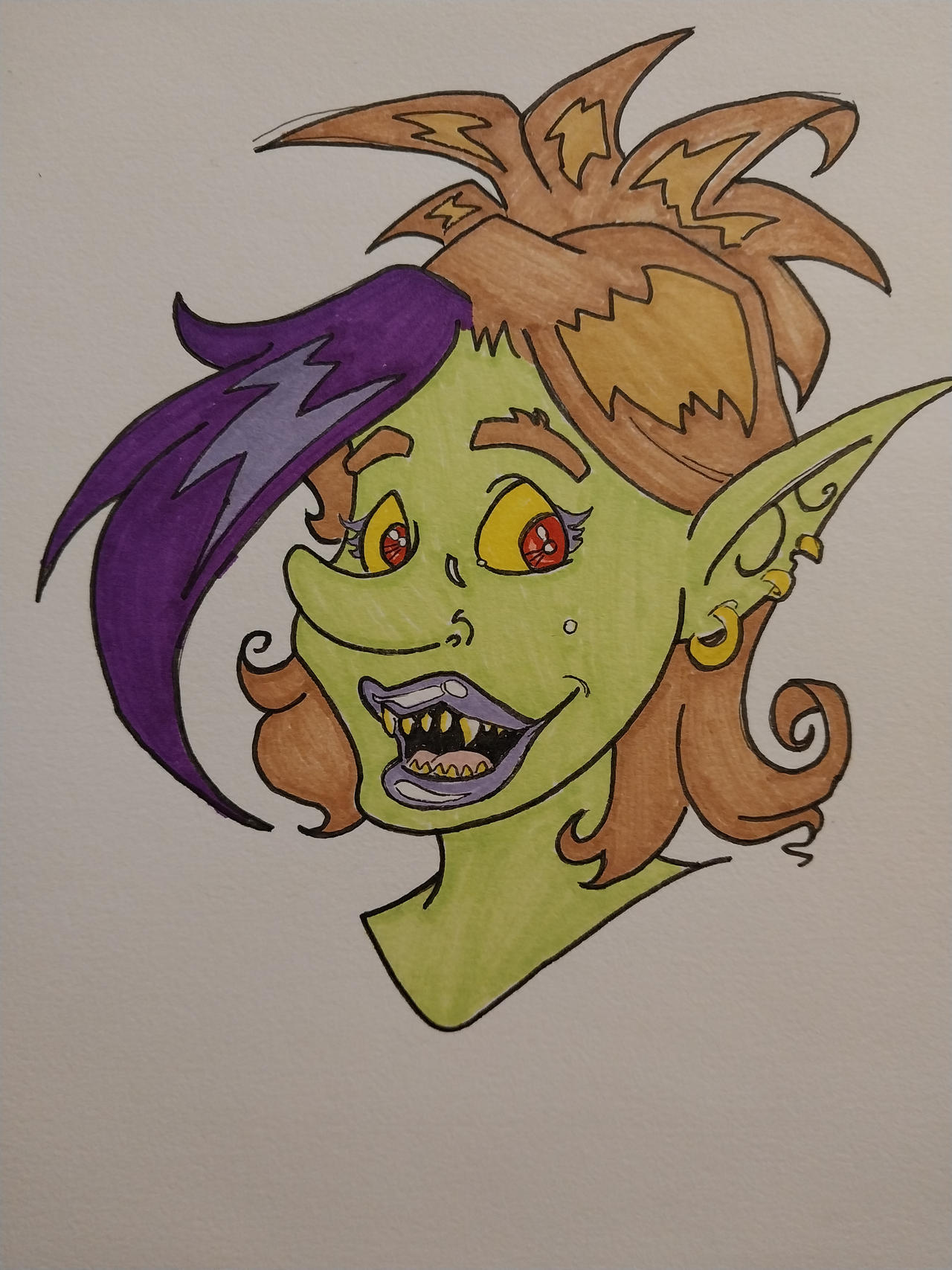 Monstober 2025 Day 7 Goblin by Schnopszilla on DeviantArt