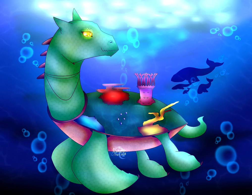 Magical Turtle by LunaMikadzuki on DeviantArt