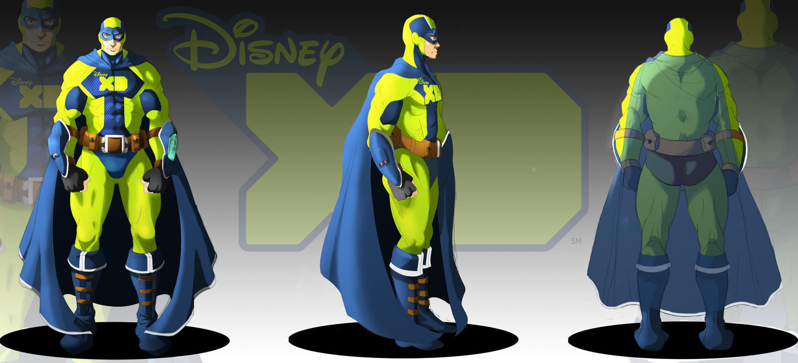 Disney XD super hero concept art