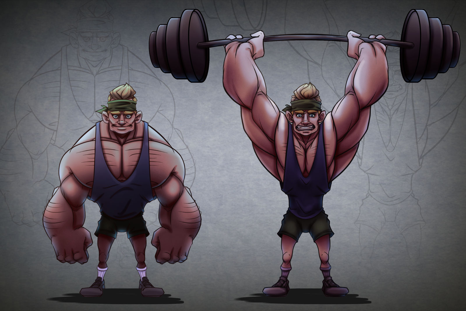 Gym bro by BourneLach on DeviantArt