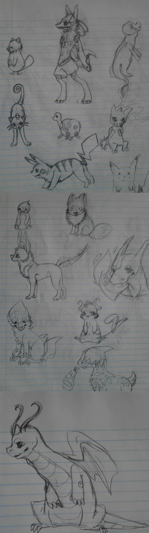 school pokemon sketchdump