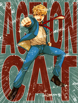 Action Cat by nezumi-zumi