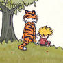 Calvin and Hobbes bookmark 2