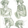 Spike Spiegel sketches