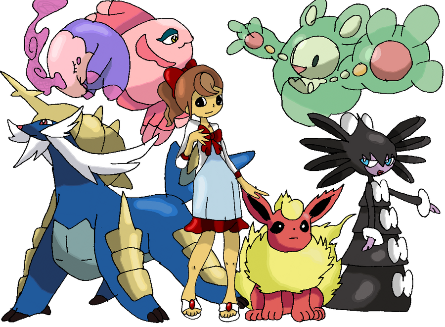 Flora Reinhold - Pokemon Team by Tails19950 on DeviantArt