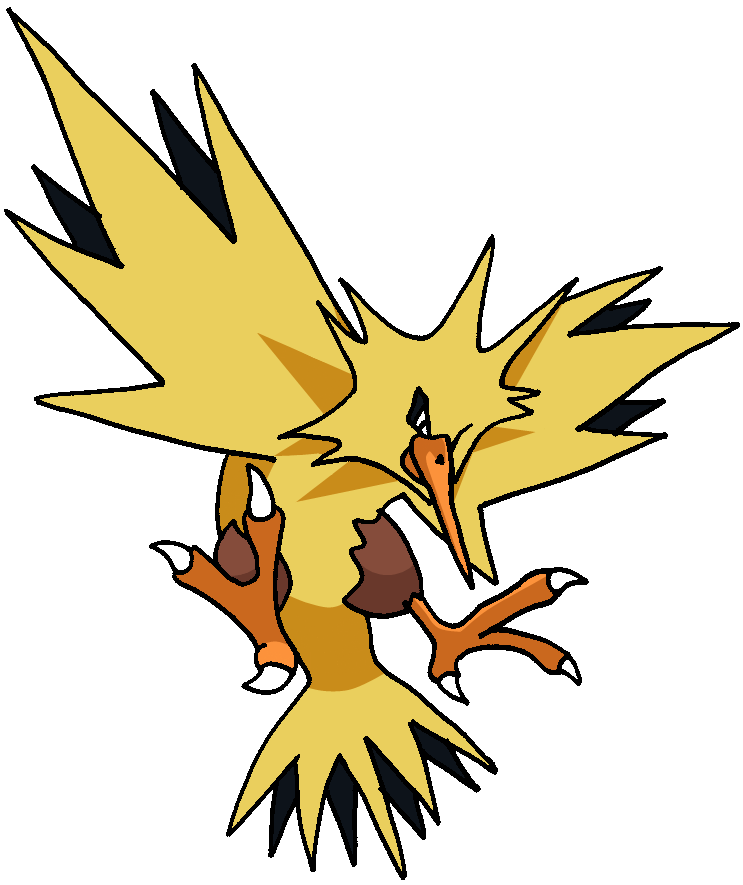 145 Shiny Zapdos (My Version) by Geilsun on DeviantArt