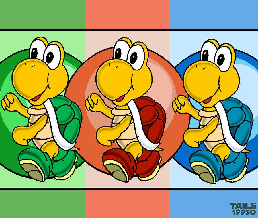 Koopa Troopa - All Colours