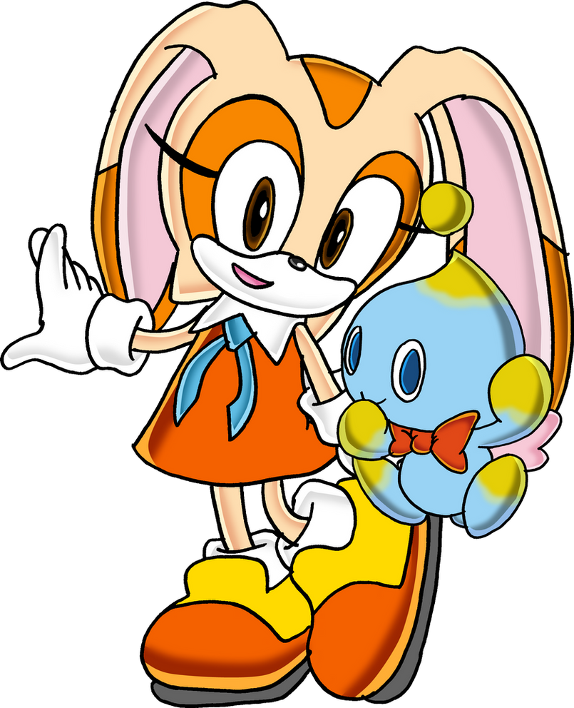 Cream the Rabbit and Cheese by Tails19950 on DeviantArt