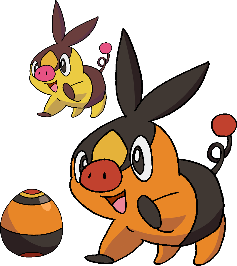 498 - Tepig - art v.2 by Tails19950 on DeviantArt