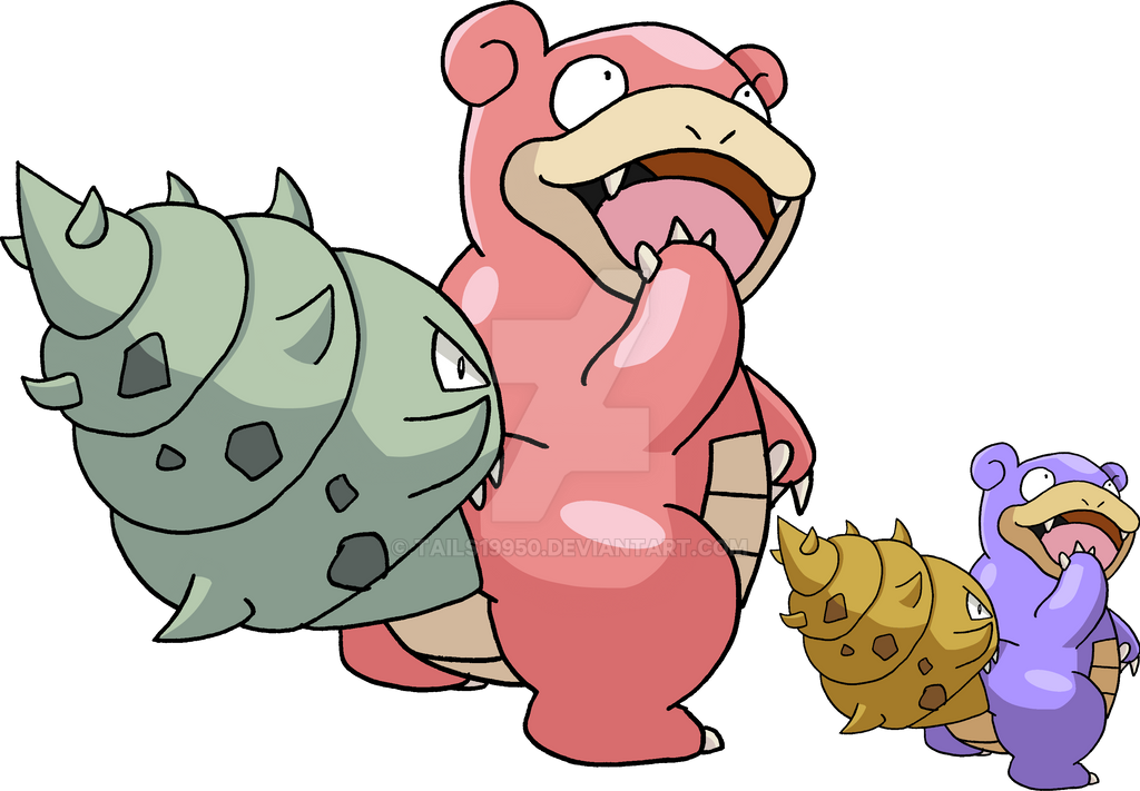Slowbro Variants 080 - Slowbro by Tails19950 on DeviantArt
