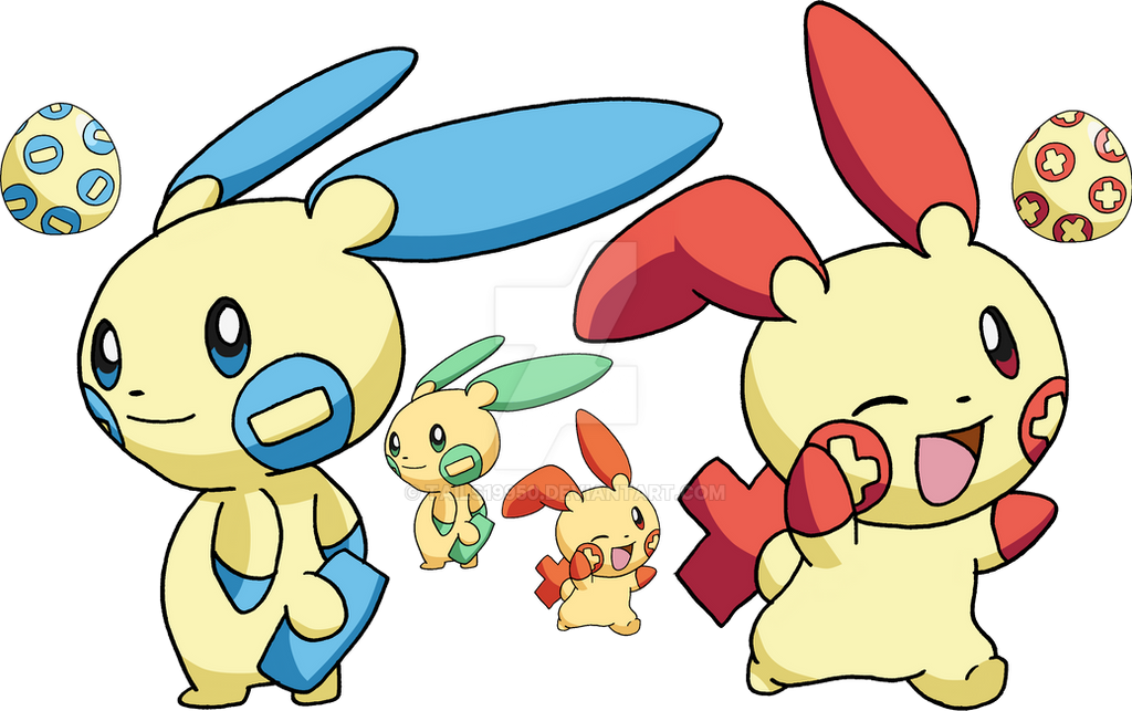 311 - Plusle and 312 - Minun