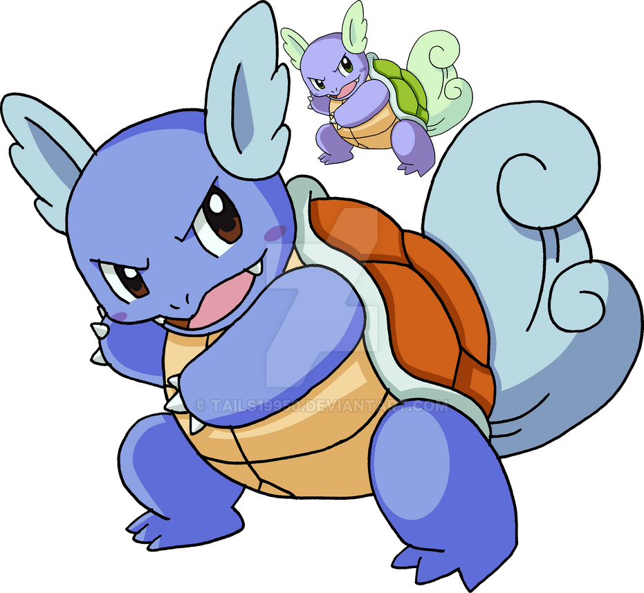 008 - Wartortle - Art v.2 by Tails19950 on DeviantArt