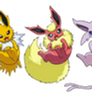 The Eeveelutions - Art v.2