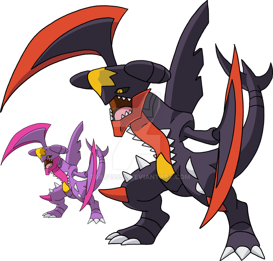 445 - MegaGarchomp - Art v.2 by Tails19950 on DeviantArt