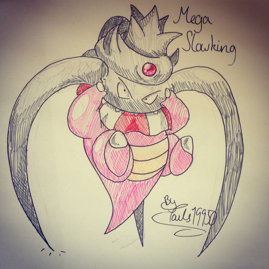 Mega Slacking Mega Slowking - Concept by Tails19950 on DeviantArt