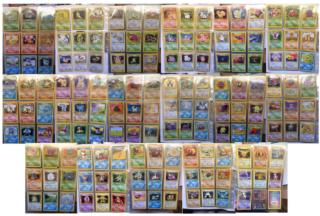 Gen I Pokemon Cards COMPLETE by Tails19950 on DeviantArt