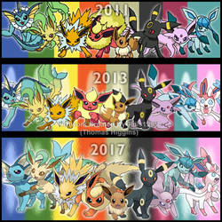 Eeveelutions Over The Years