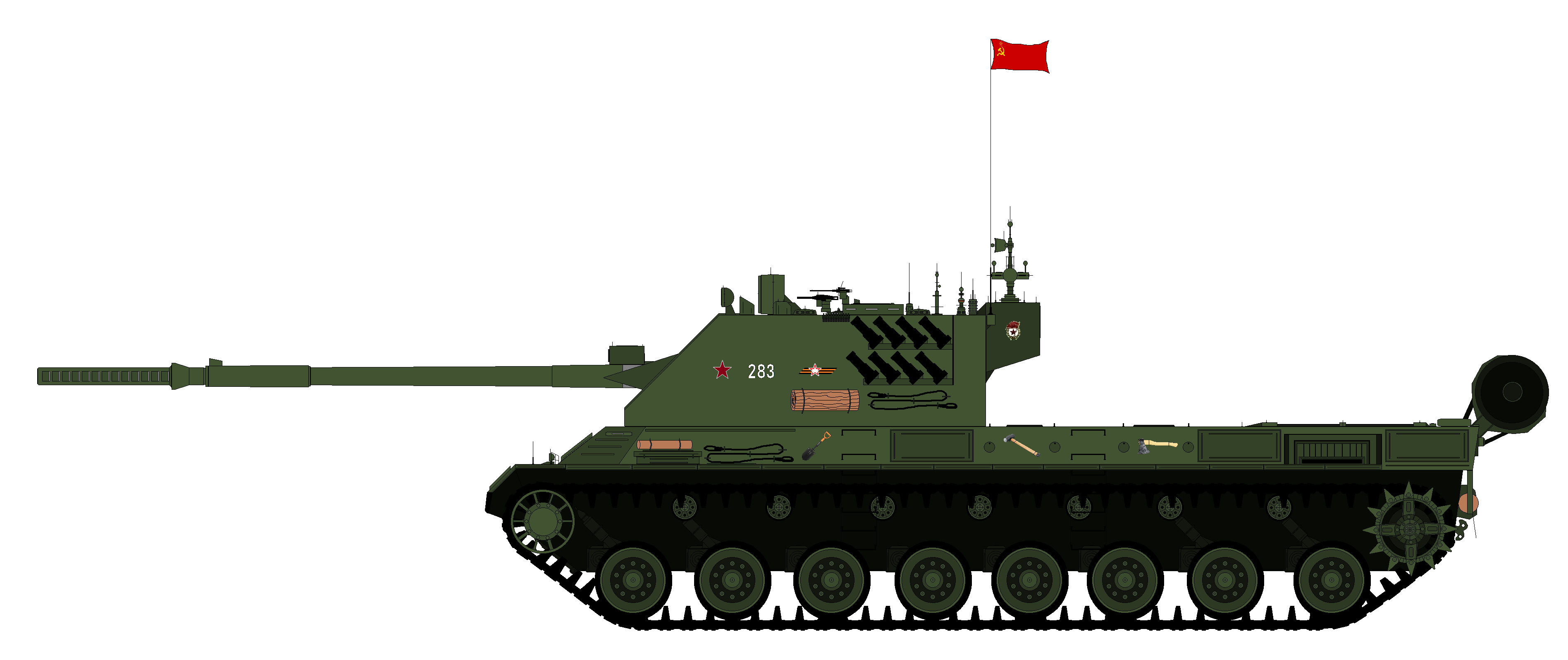 Object 459 Object 240 Anti-Air Mobile Artillery 2S47 Lilac by Bronya46 on DeviantArt