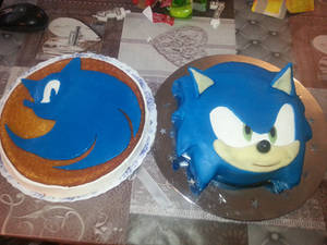 My Sonic Birthday cakes