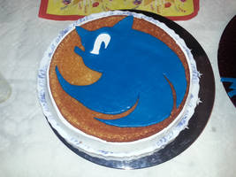 My Sonic Birthday cakes [Sonic X Logo]