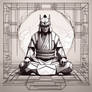 #samurai, Meditating #counrtyside,