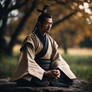 #samurai, Meditating #counrtyside,