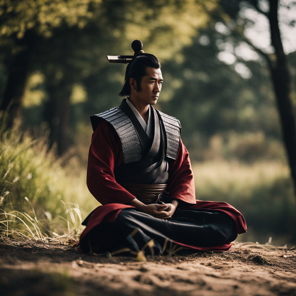 #samurai, Meditating #counrtyside,