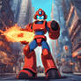 #megaman, #Fireman, #Epic, #cityscape, #rush, #har