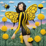 Yellow And Black Bumblebee Girl 2