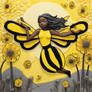 Yellow And Black Bumblebee Girl