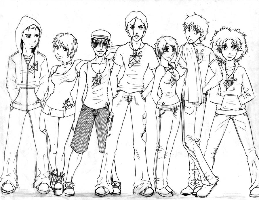 Group of Friends by SunriseAshes on DeviantArt