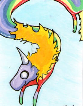 Lady Rainicorn sketch card