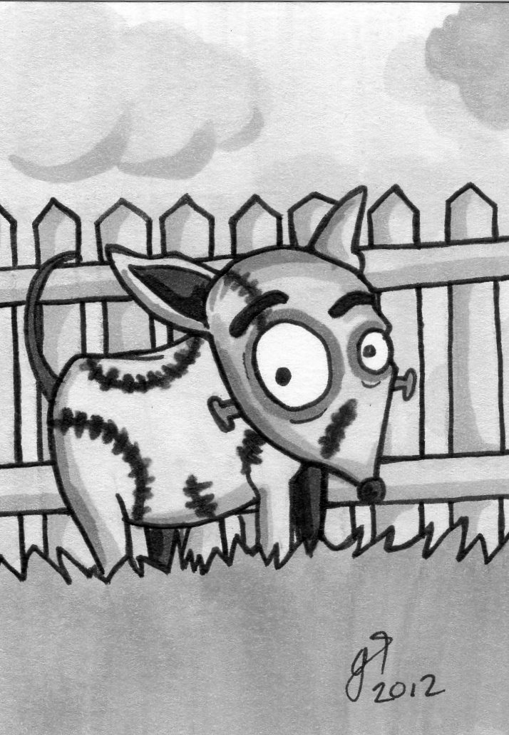 Frankenweenie sketch card