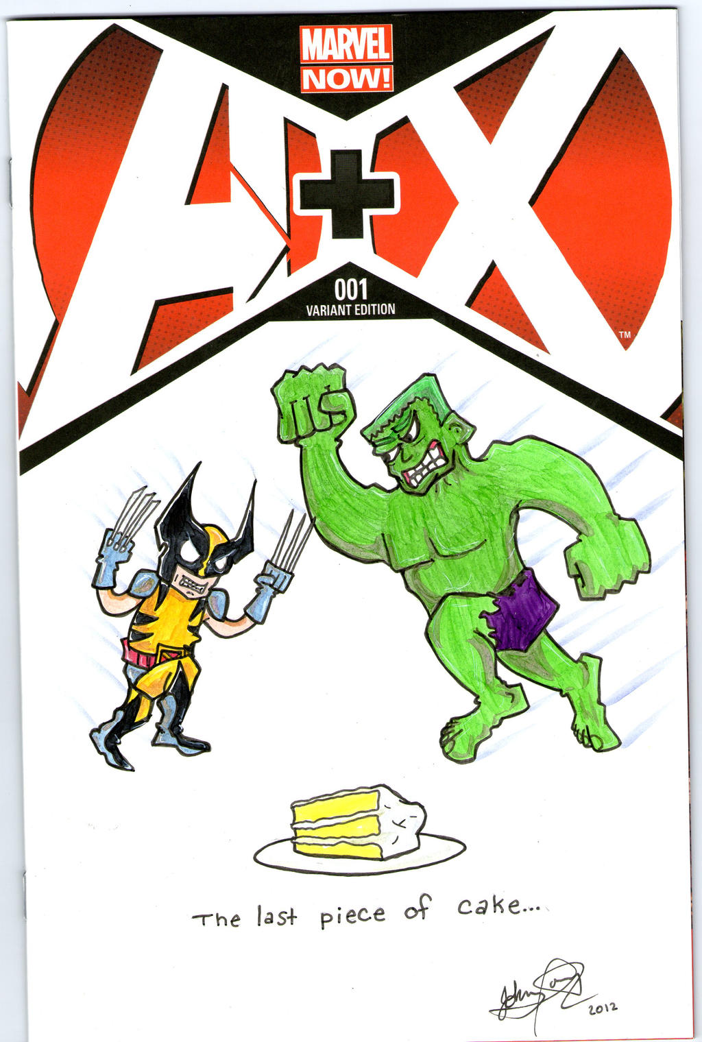 Avengers Plus X-Men vs  The Last Piece of Cake