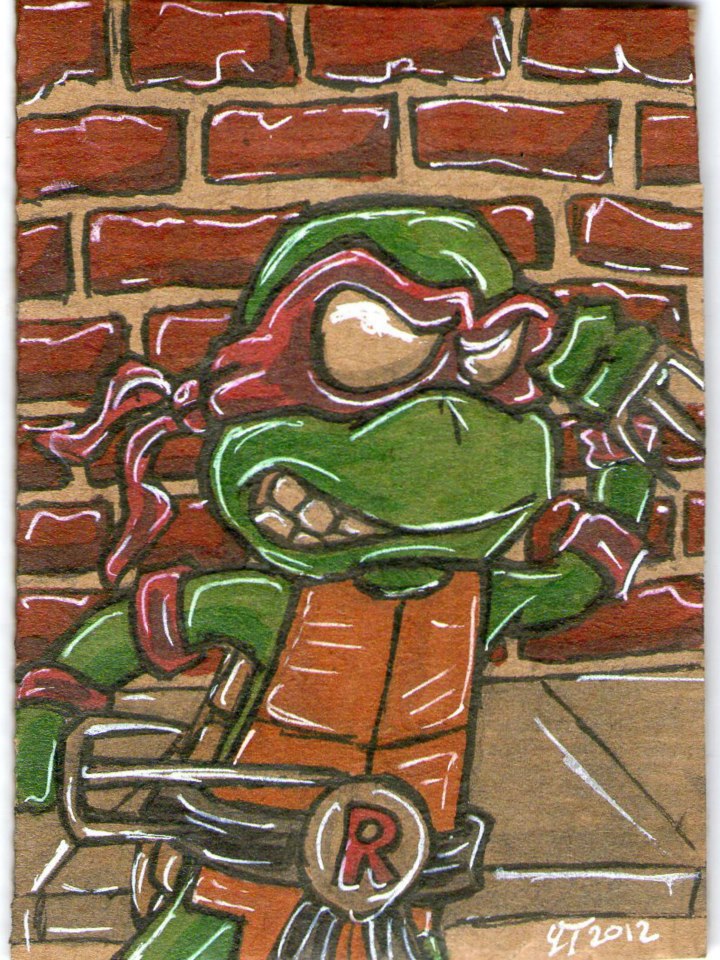 Raph Cardboard Sketch Card