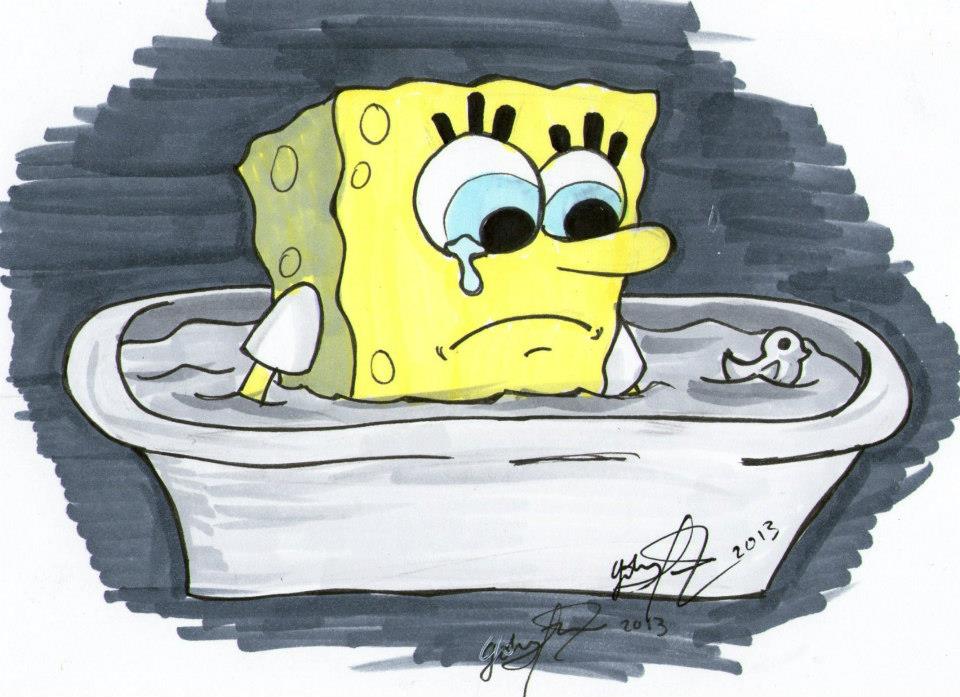 Sad Spongebob by brain-poop on DeviantArt