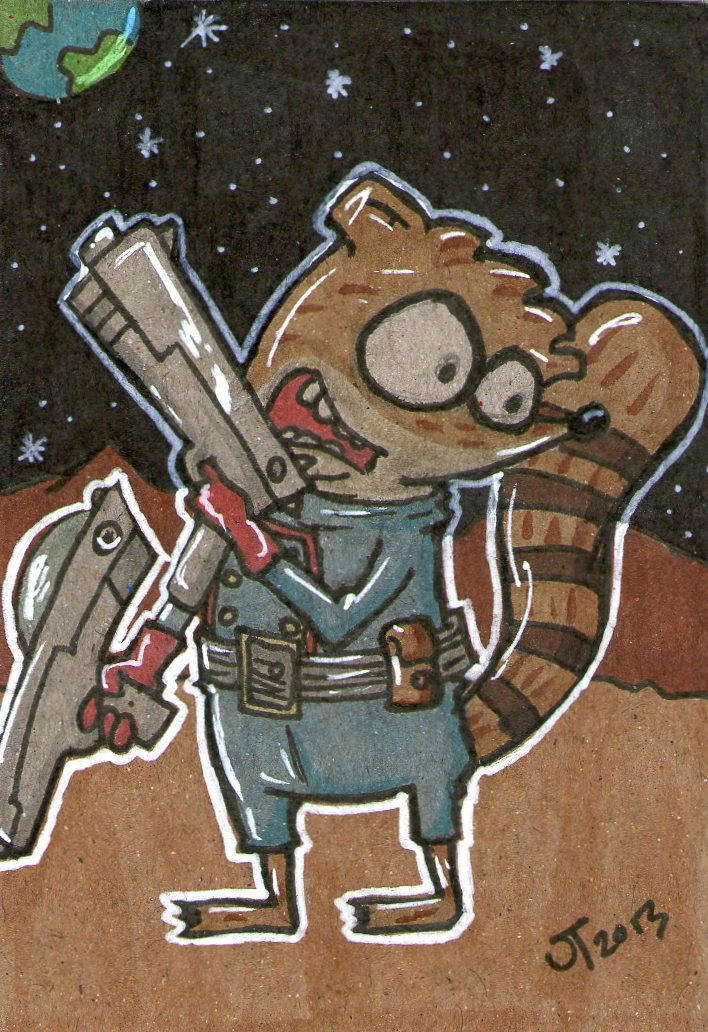 Prop Rigby Rocket Rigby by johnnyism on DeviantArt