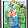 Finn The Human To the Rescue sketch card