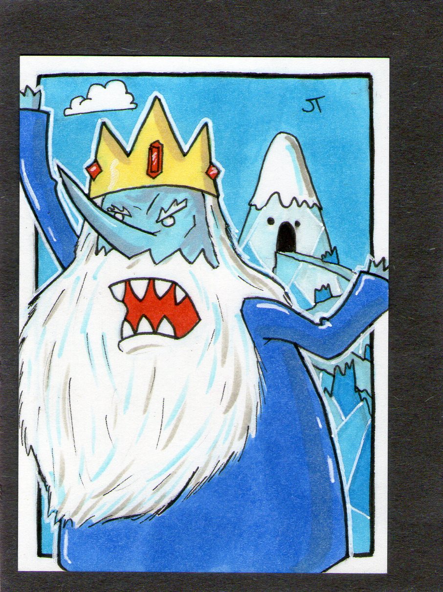 The Ice King's Castle sketch card