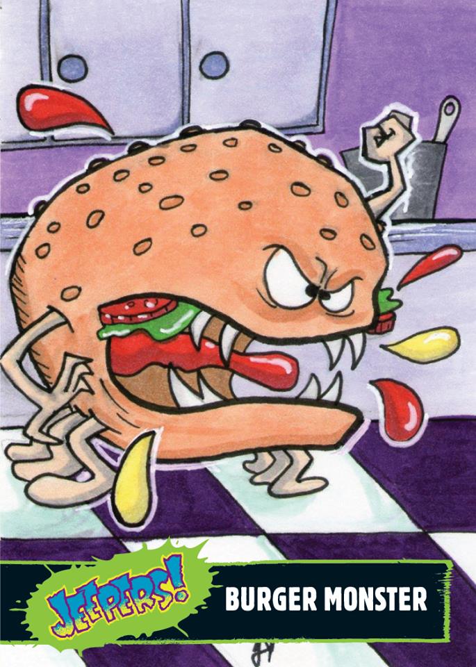 How To Draw A Cheeseburger Monster 