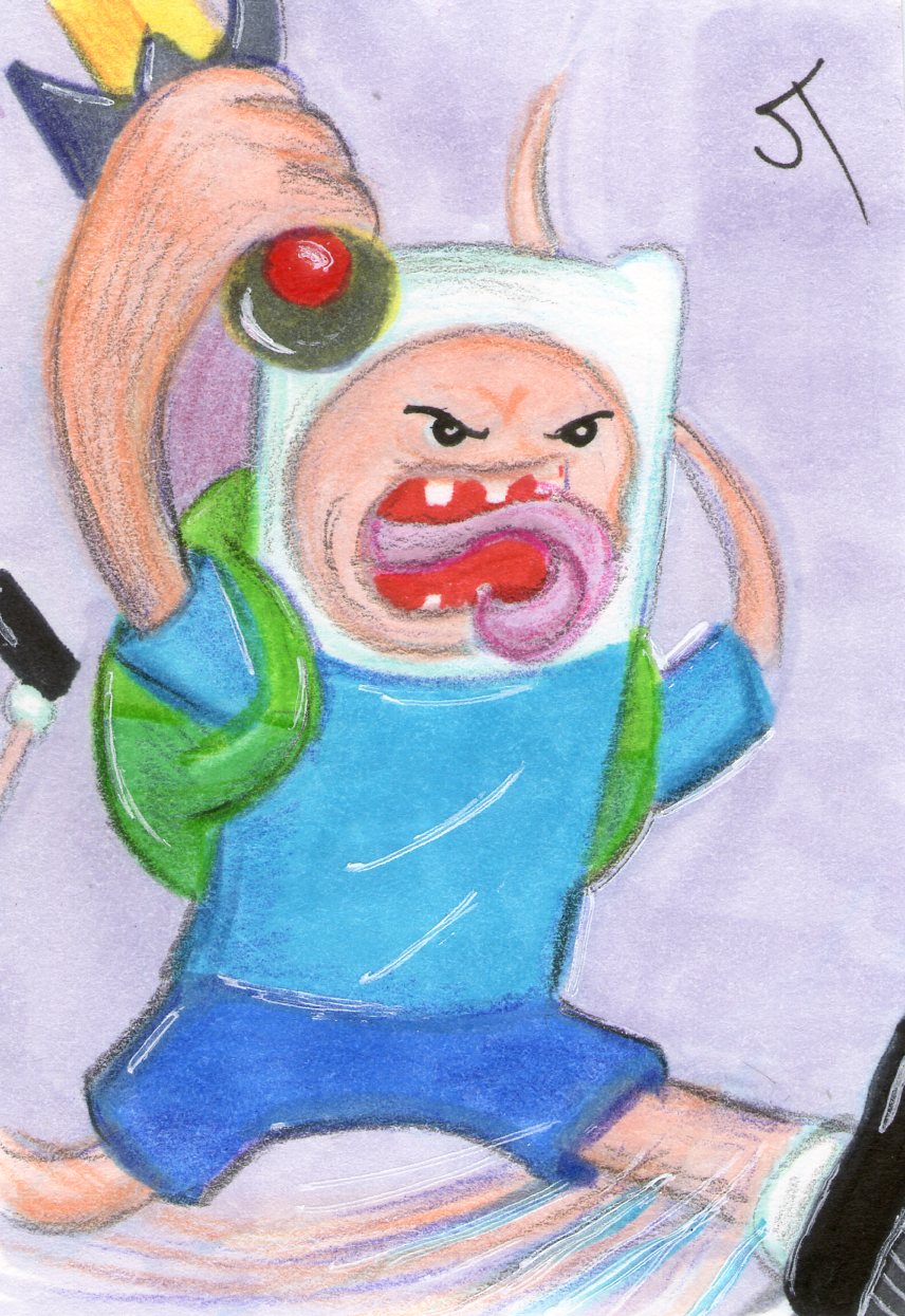 Finn is a Human sketch card