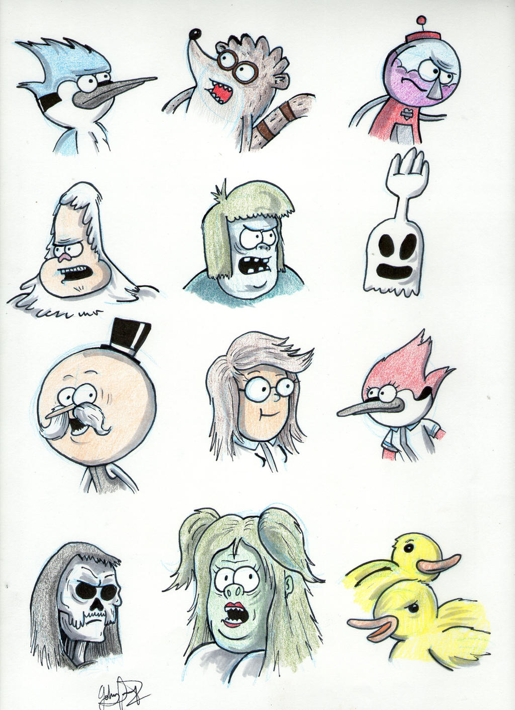 Regular Show Drawings by johnnyism on DeviantArt