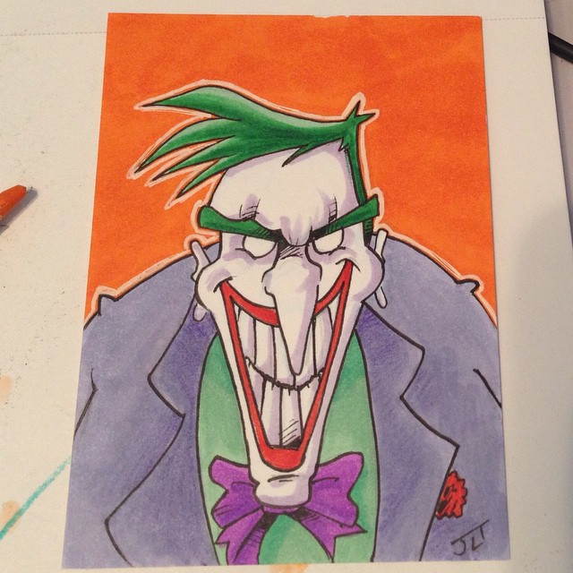 The Joker sketch card