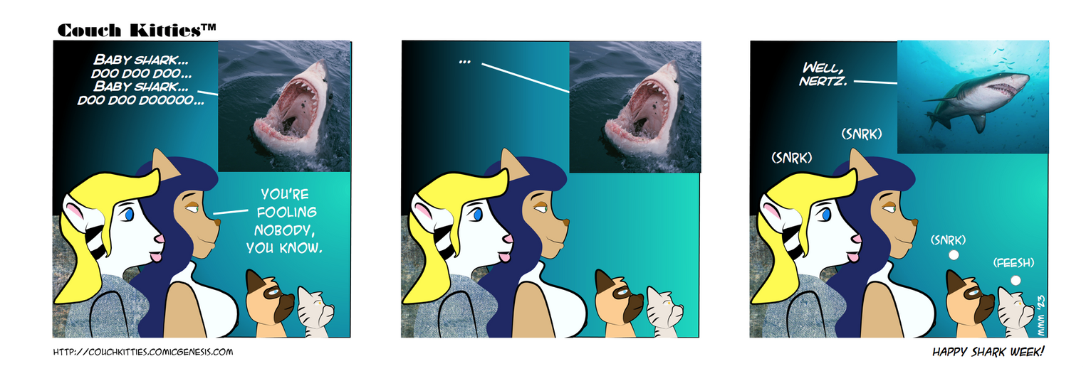 Baby shop shark couch