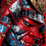 Oni Samurai in Red and Black 2