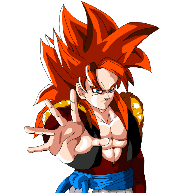 Gogeta SSJ4 by Drozdoo