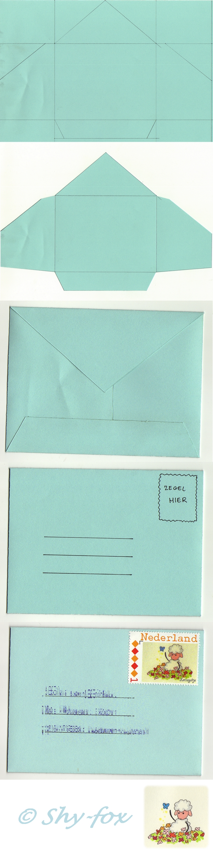 the making of: tiny envelope