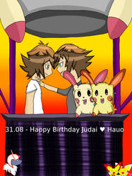 31.08 Happy B Day Judai x Hauo by Yami-Pokegirl