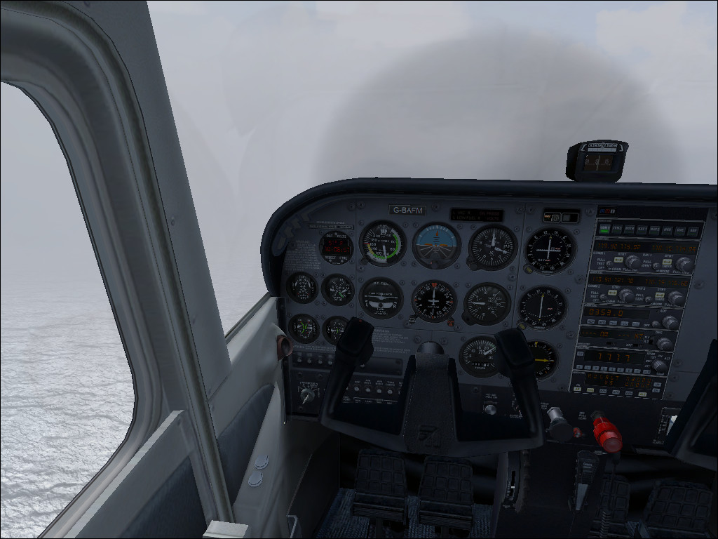 Braving Foggy Weather Over The English Channel